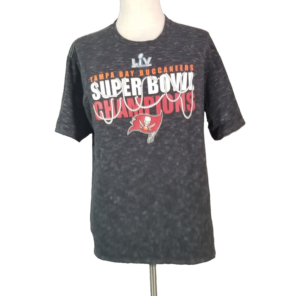 Fanatics Tampa Bay Buccaneers shirt men's 2xl xxl black Super Bowl Champion